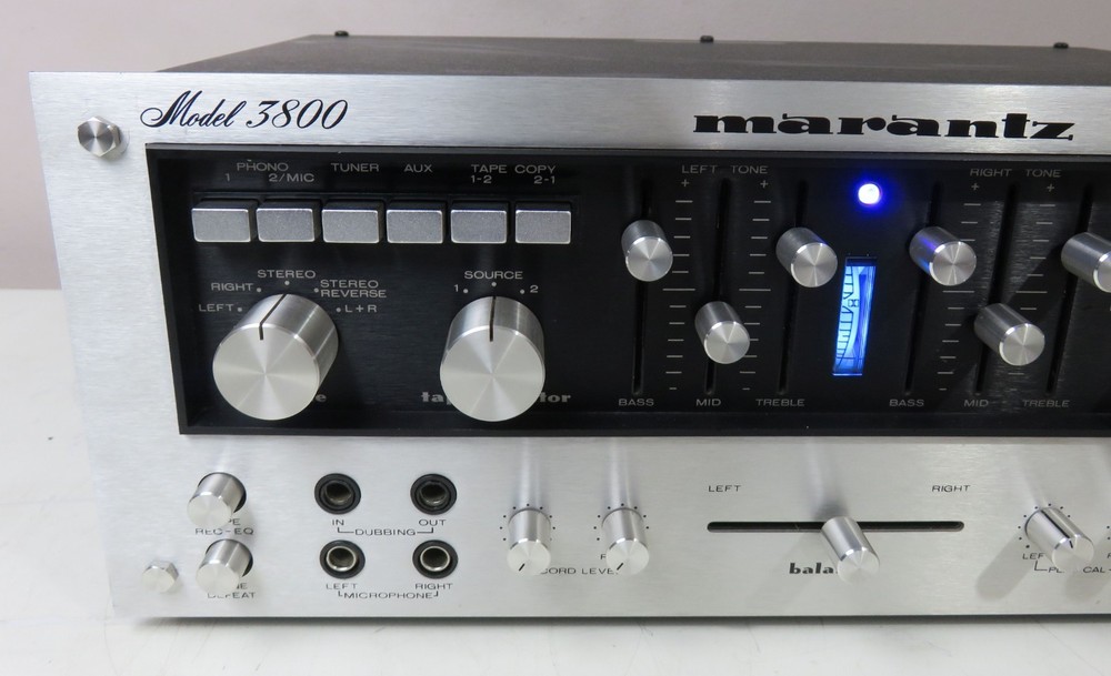 MARANTZ 3800 INTEGRATED PREAMPLIFIER ( PRE-AMP ) FULLY SERVICED RECAPPED