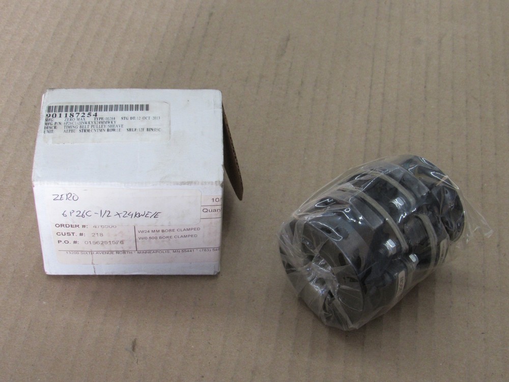 ZeroMax 6-26 6P26 coupler coupling 1/2" 24mm