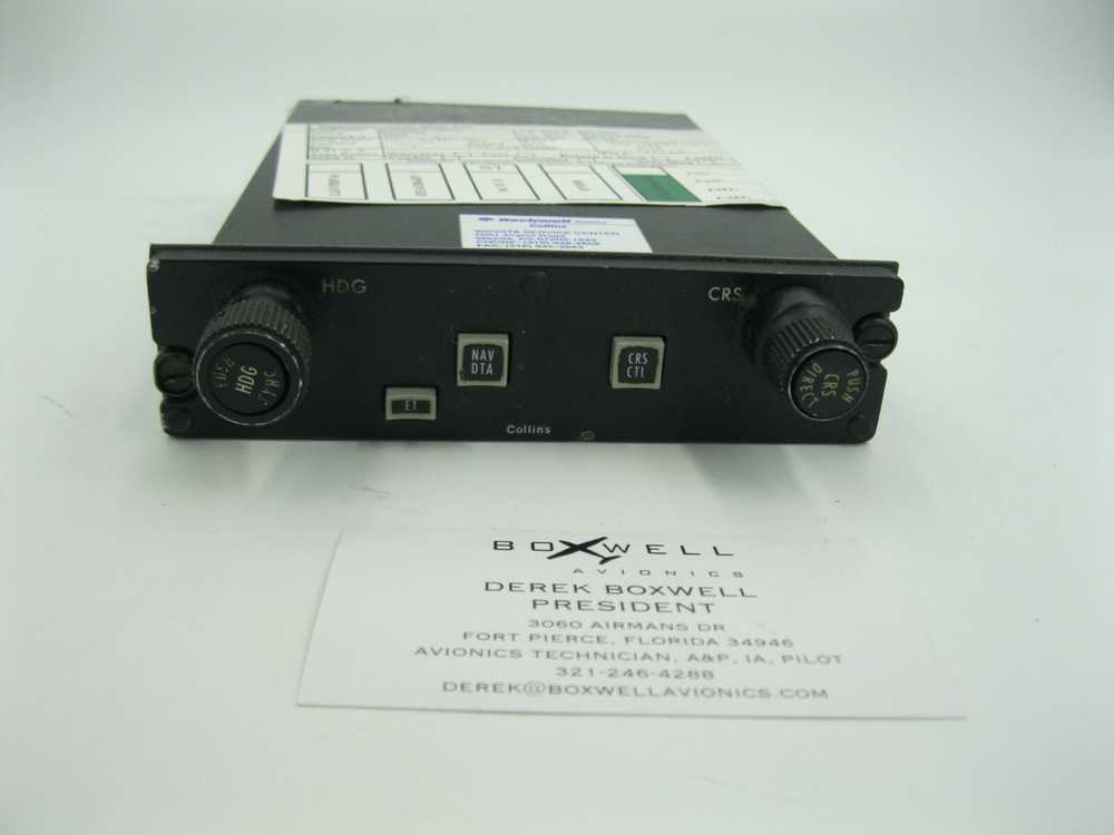 Rockwell Collins CHP-86B Course/Heading Panel 622-6899-001