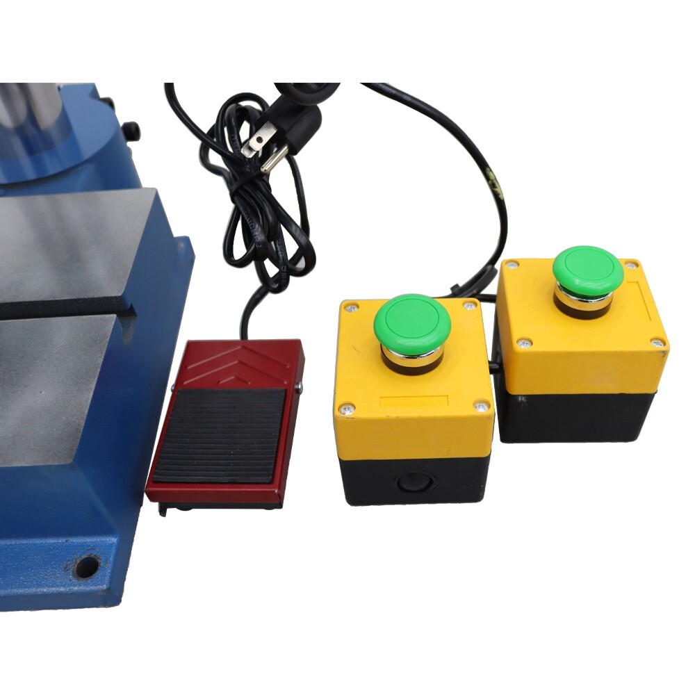 Pneumatic Punch Press 1 Ton Sheet Metal Hole Press Machine W/Display Controller