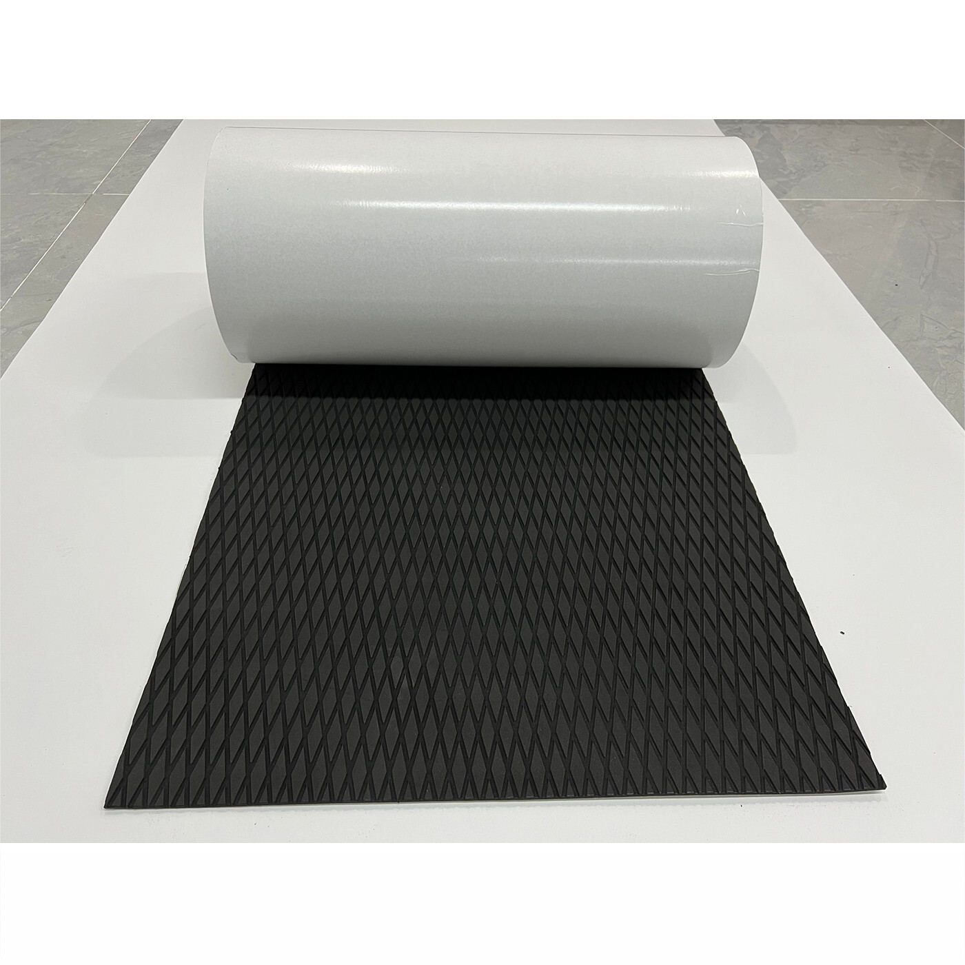Black Diamond EVA Foam Boat Flooring Marine Decking Carpet , Kayak Surfboad Pad