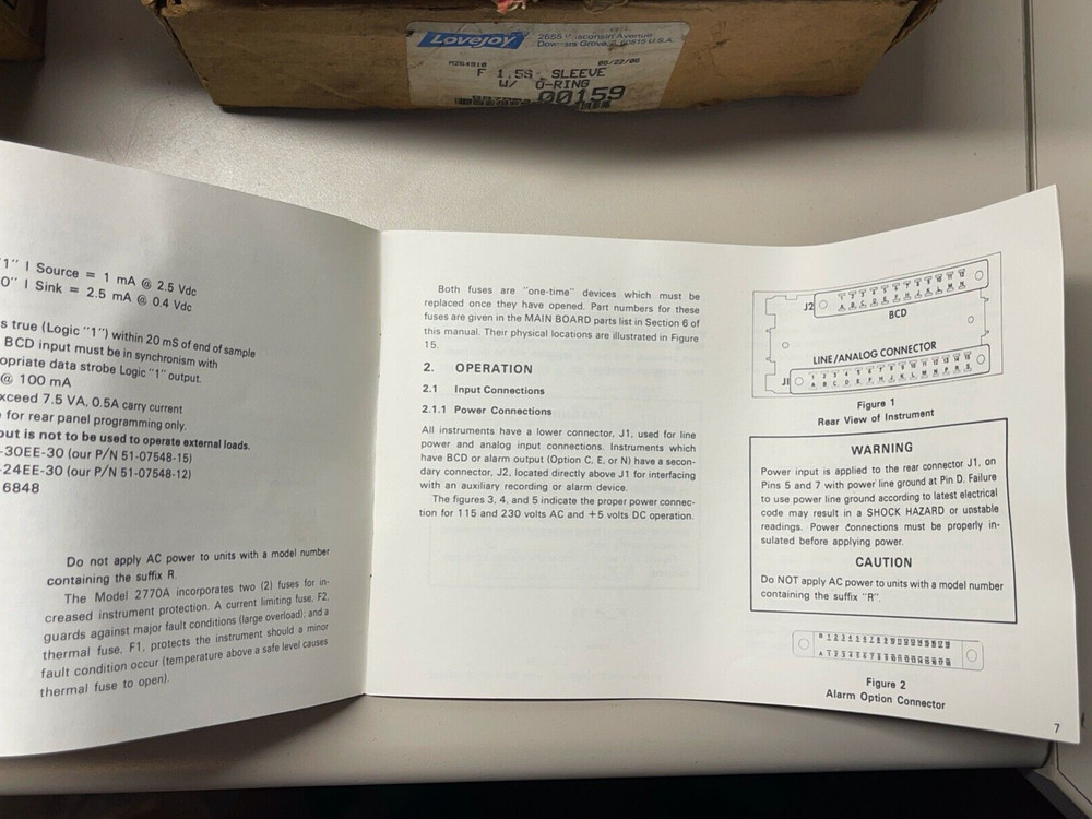 Digitec 2770A-03 Panel Meter with Booklet