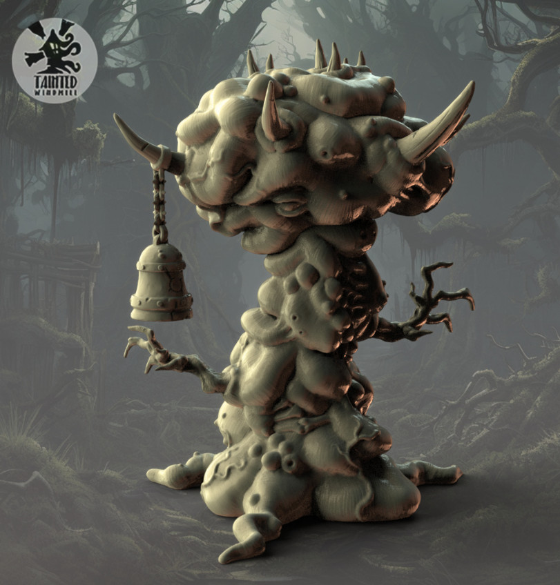 Plague Tree object marker 100mm Printed in 8k resin