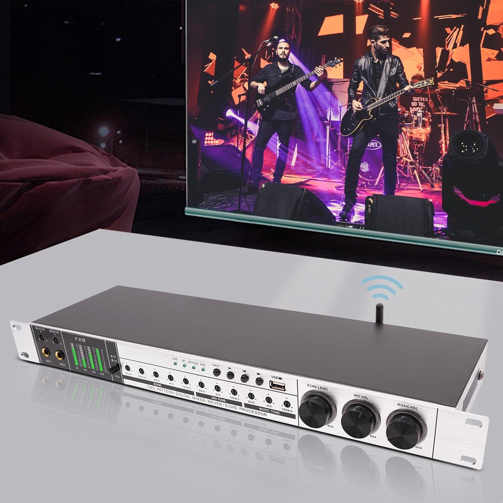 Audio Processor Mixer, Audio Processor Professional Anti-howling Audio Processor