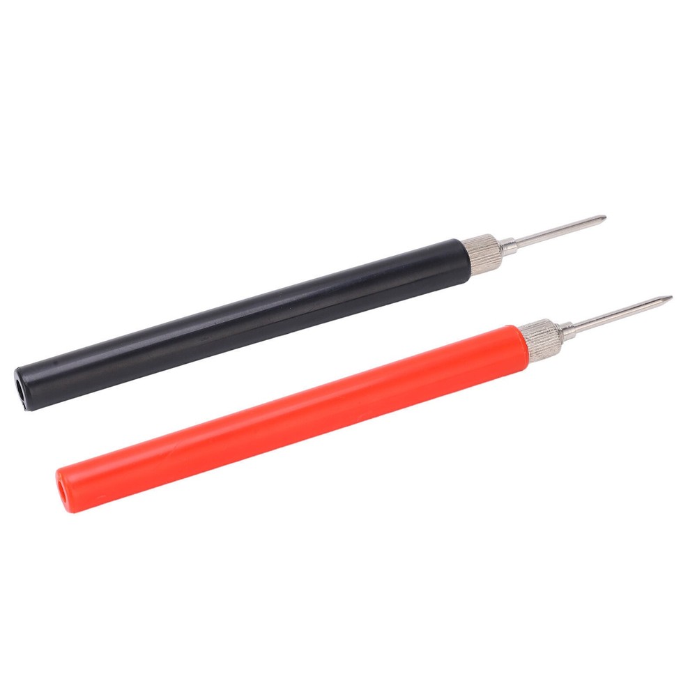 Test Probe Pin Red Black DIY Screw Connection Universal Multimeter Test Lead