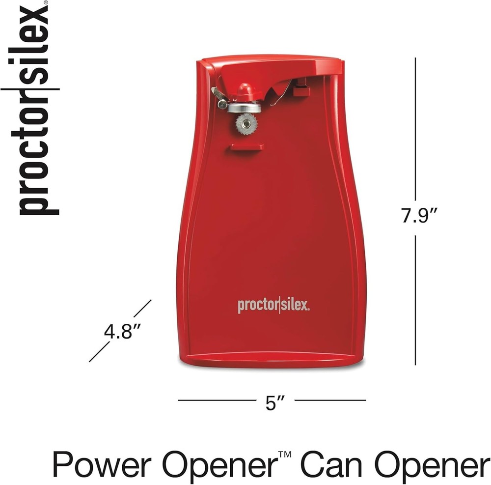 Stylish Automatic Can Opener with Easy-Clean Design & Integrated Knife Sharpener