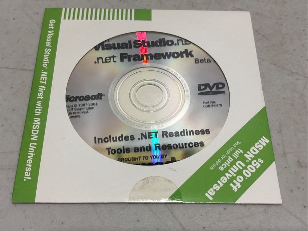 Microsoft  .net Framework Readiness Tools And Resources DVD