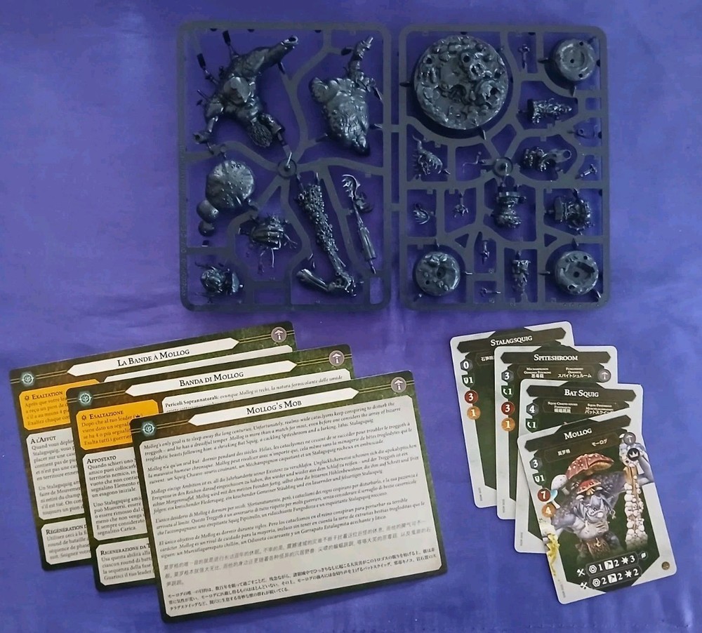 Mollog's Mob, Warhammer Underworlds, NEW with cards