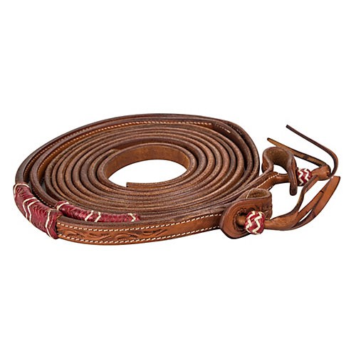 Tabelo Split Reins w/Rawhide Trim 5/8x75ft