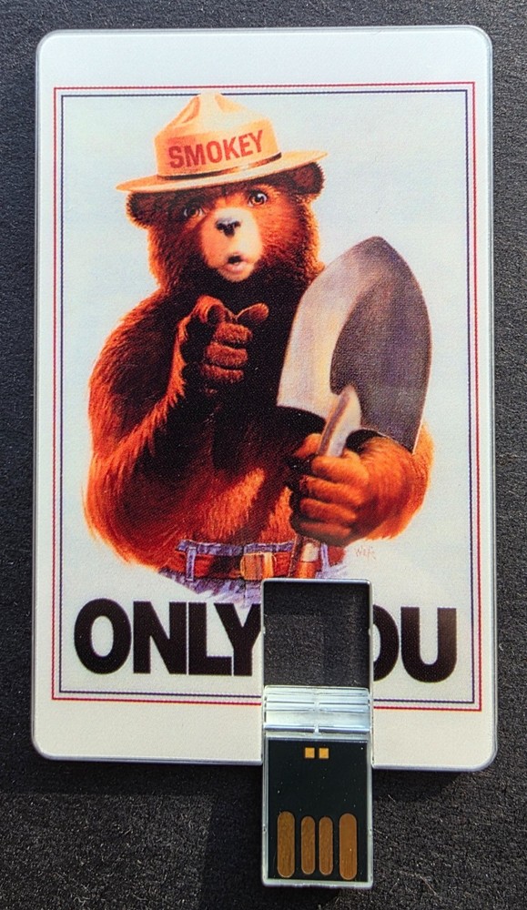 Smokey Bear 'Only You' Thumb Drive