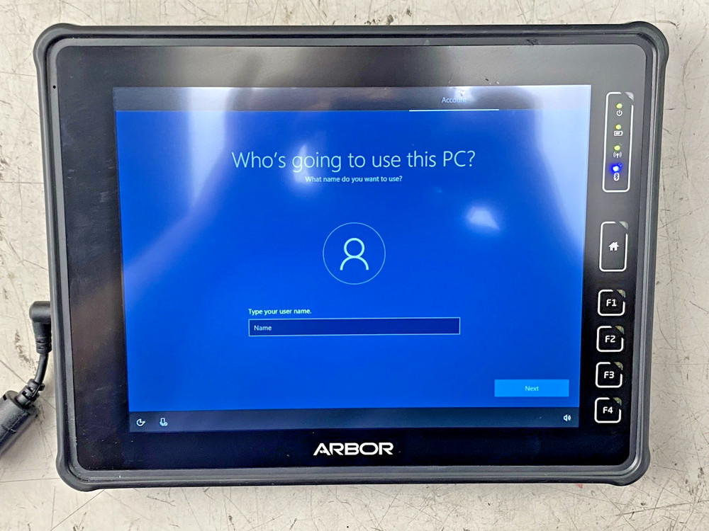 ARBOR Gladius G0975 Rugged Tablet PC TESTED - WITH AC ADAPTER