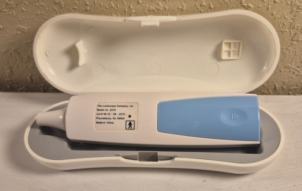 Lumiscope Waterproof Digital Ear Thermometer w Case Model 2215