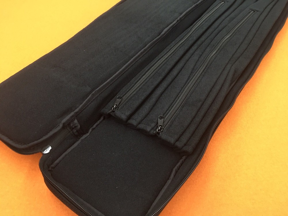 CUE CASE NOVAROSSI 2x4 BLACK ( SOFT CASE ).