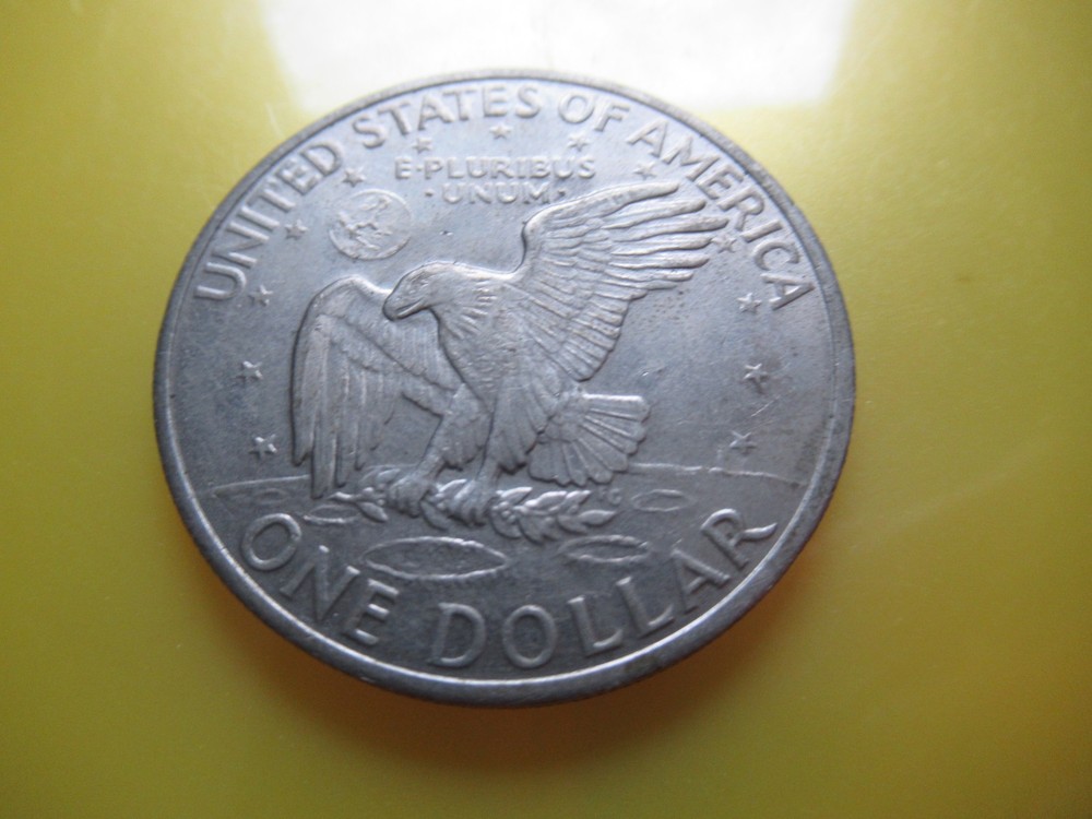 1972-D Eisenhower Ike Dolllar F - VF ml