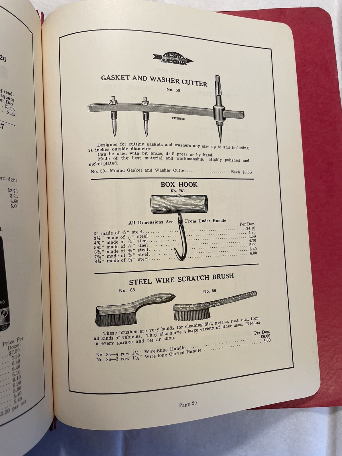 Mounds Tool Company 1940 General Catalog No. 10 St. Louis