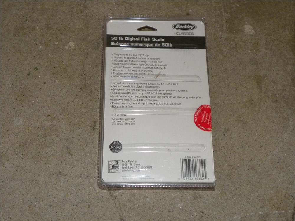 Berkley Classics 50 lb. Digital Fish Scale
