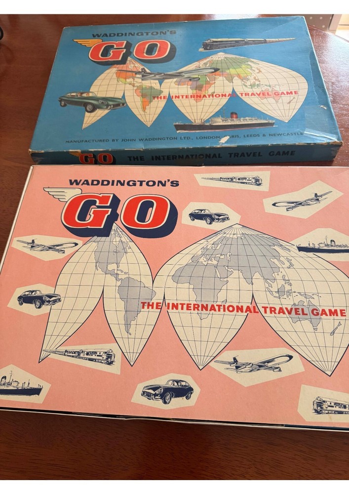 GO Vintage Boardgame Waddingtons Excellent Condition Complete