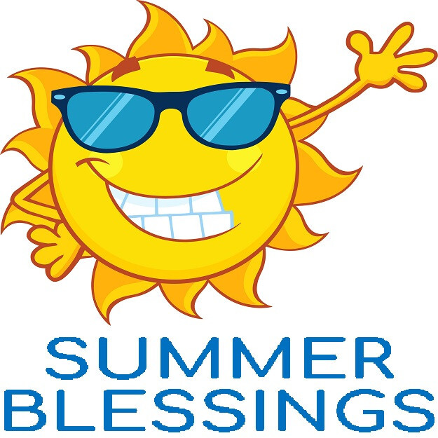 30 Custom Summer Blessings Cool Sun Personalized Address Labels