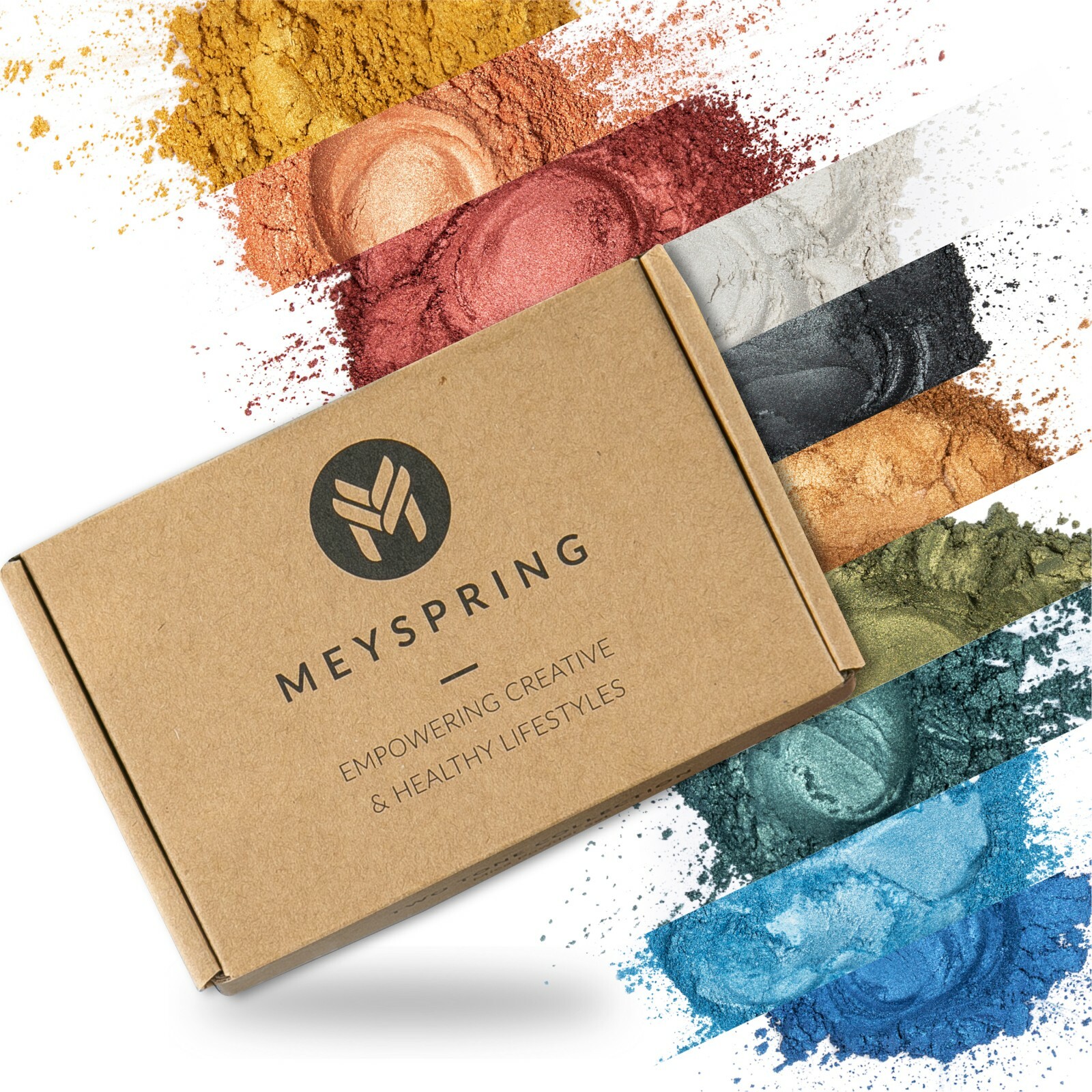 MEYSPRING 2Tone Collection Mica Powder Set - Epoxy Resin Color Pigment Resin Dye