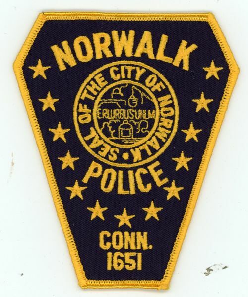 CONNECTICUT CT NORWALK POLICE NICE SHOULDER PATCH SHERIFF