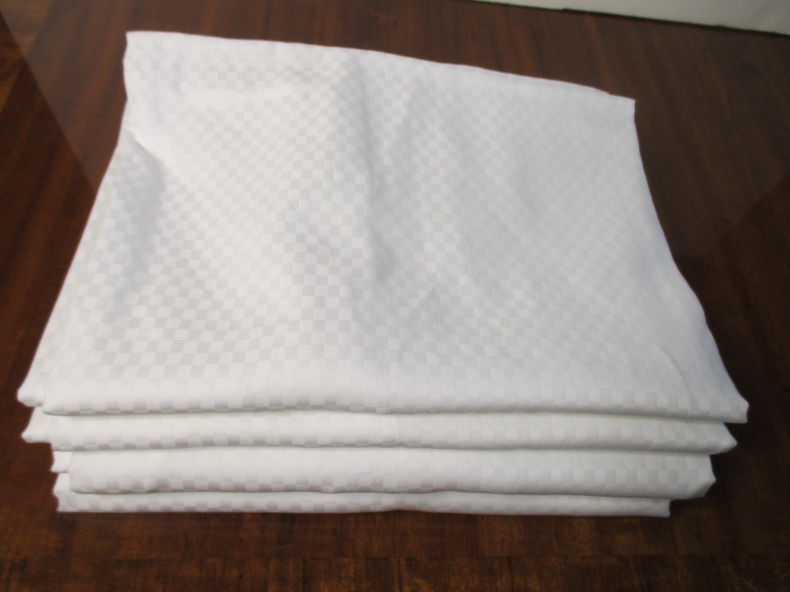 Frette Sabrina White Queen Fitted 4-Piece Sheet Set 100% Cotton NWT