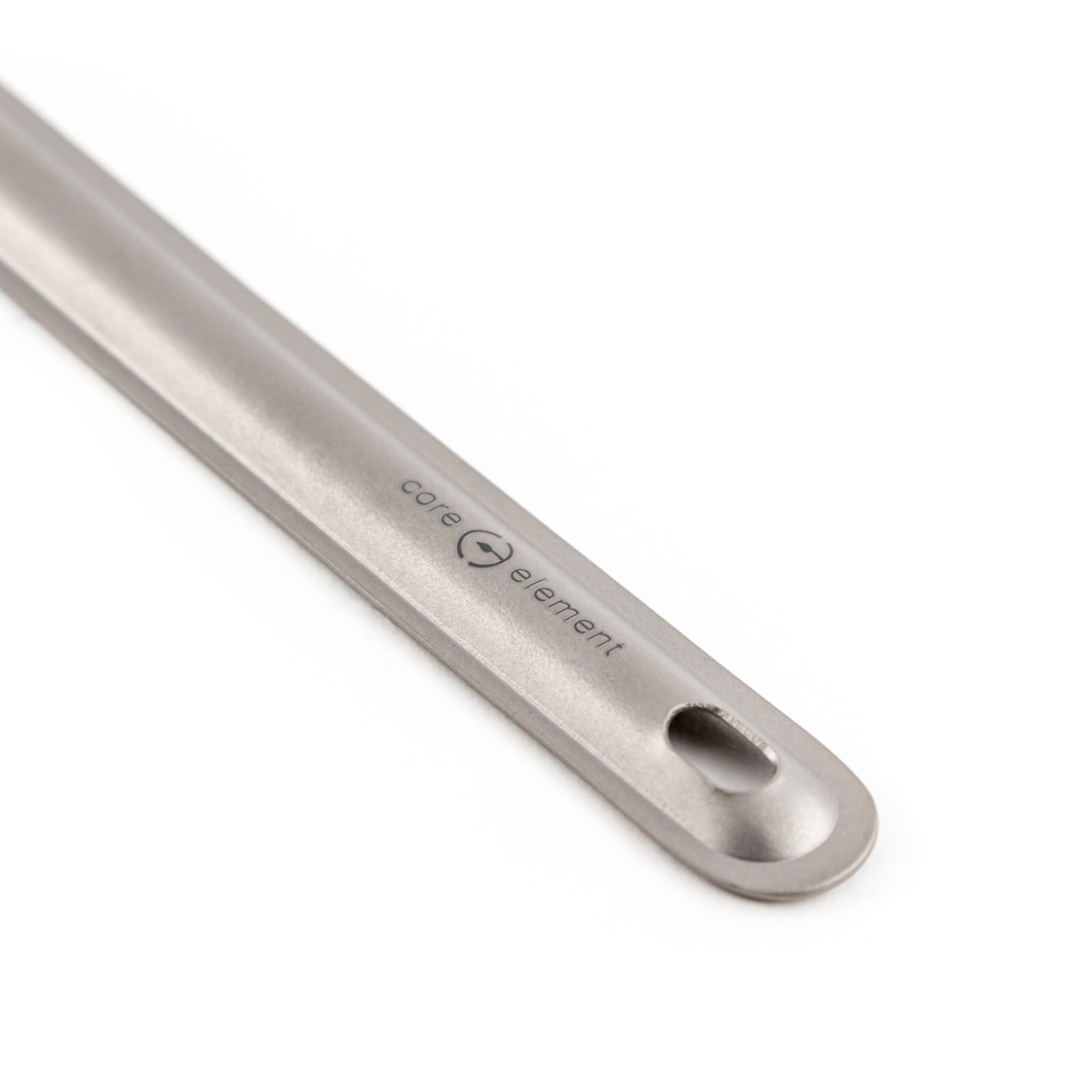 2PC Titanium Long Handle Spork Spoon Ultralight Backpacking Camping Core Element