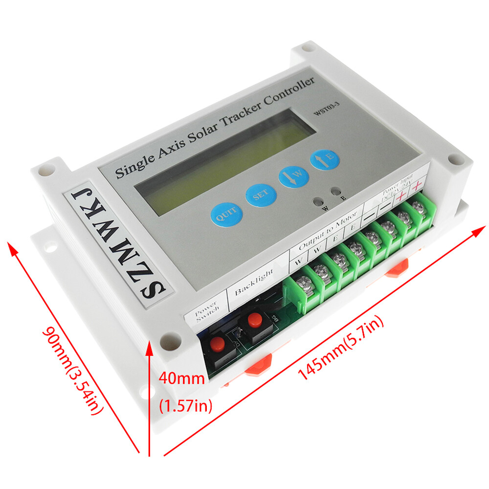 US Single Axis Solar Panel Tracking Tracker Controller W/ Relay Extension Module