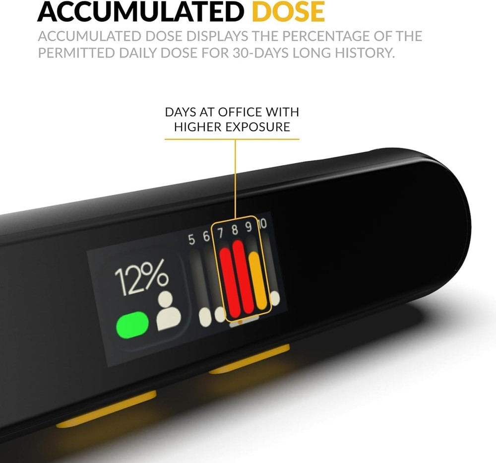 Light Black Rechargeable EMF Detector: Track Exposure with Precision and Ease!