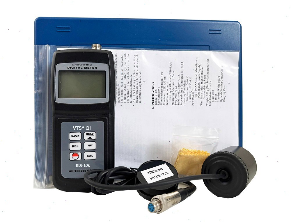 Laboratory Whiteness Meter with Range 0%~120% Resolution 0.1% for Textile Paint