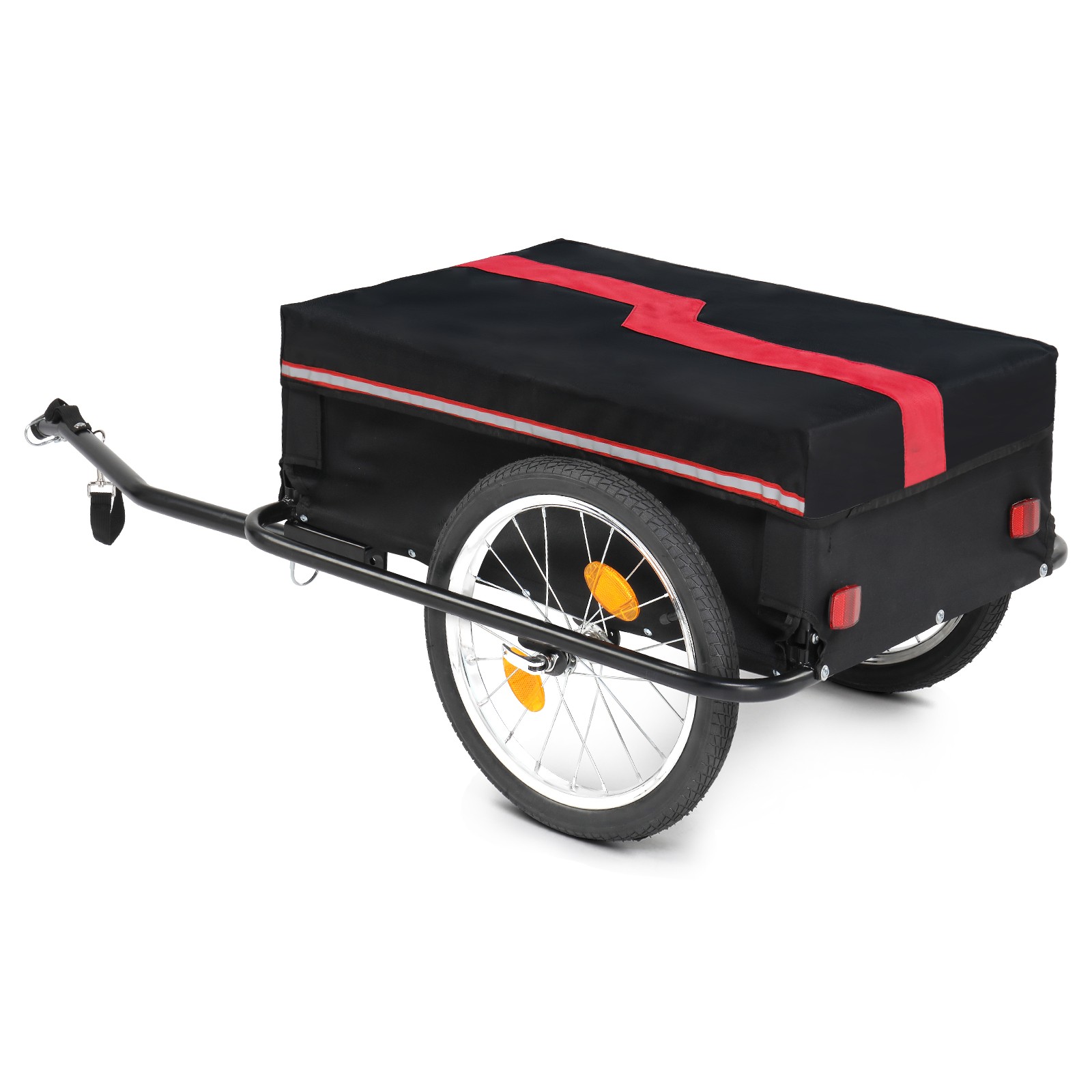 Bike Cargo Trailer Foldable Bicycle Cart Wagon Trailer with Waterproof Cover