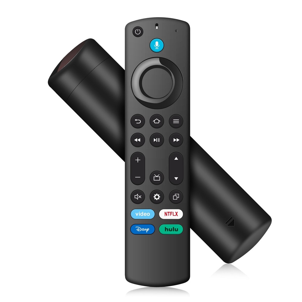 Replacement Voice Remote Control Compatible with Fire Smart TV white button