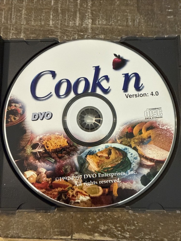 Cook’n Recipes Software PC Cd Rom