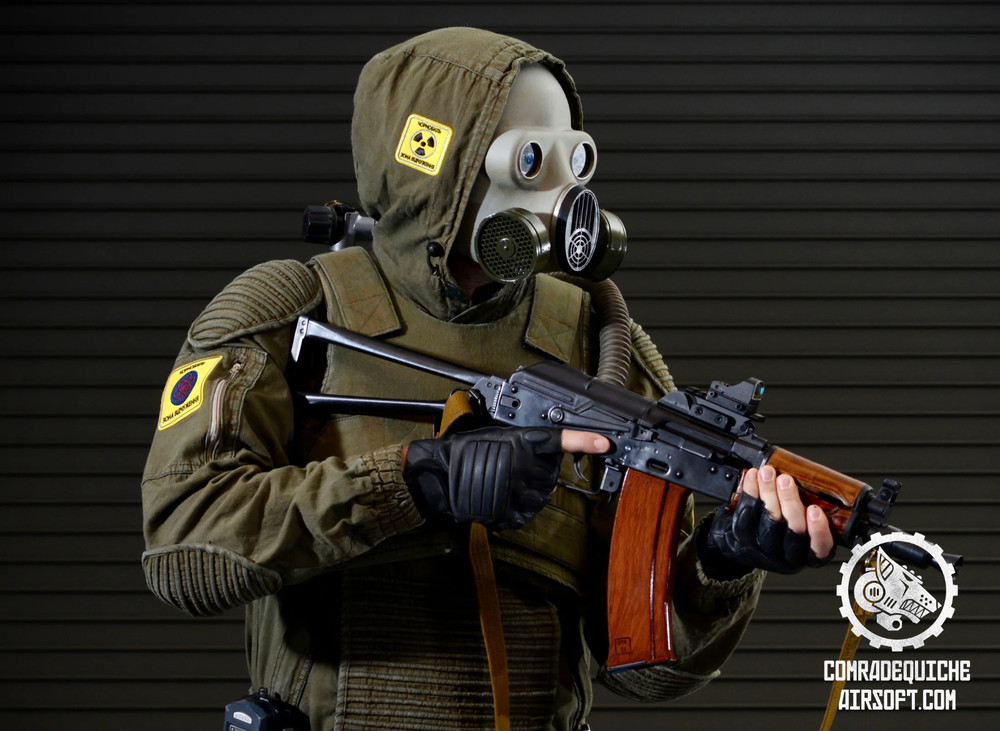 ☢️ S.T.A.L.K.E.R. Sunrise Suit Hood Patch. Embroidered, Hook & Loop back