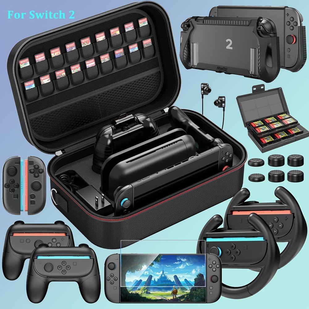 🏆Cover Bag Case Accessories Bundle Switch 2 Protective for Nintendo Switch 2 Y
