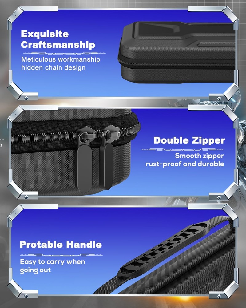 FYOUNG Carrying Case for Nintendo Switch 2 Console, Full Protection Black