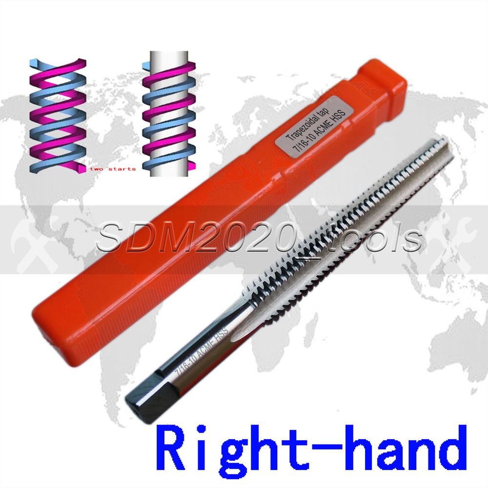 1pc ACME 3/4-8 right-hand trapezoidal double two starts thread tap