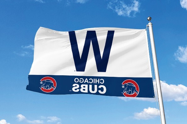 CHICAGO CUBS 3'X5' FLAG/BANNER **100% FULL COLOR ON BOTH SIDES OF THE FLAG**