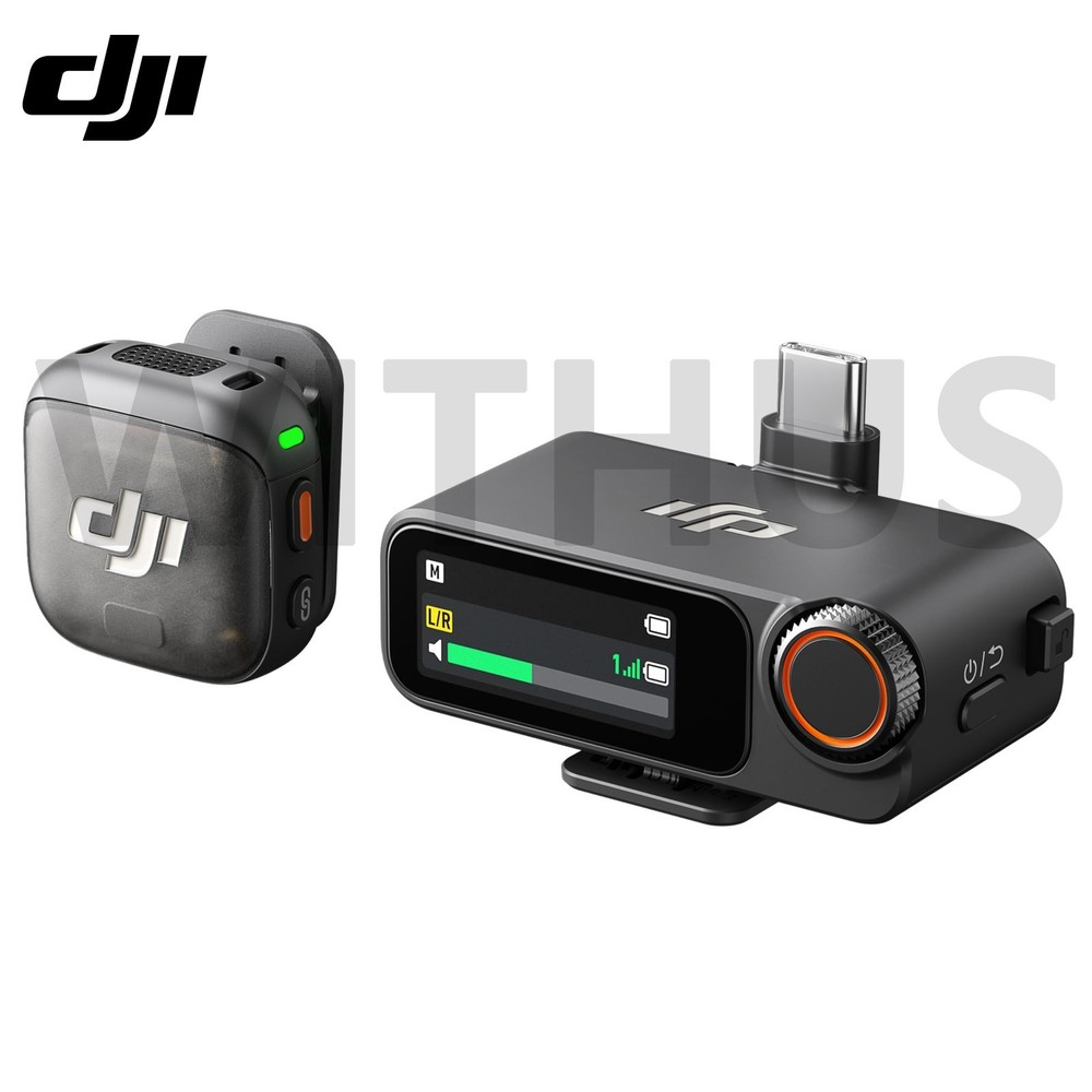 DJI MIC 3 (1TX + 1RX) Wireless Microphone Set / No Tariffs In US