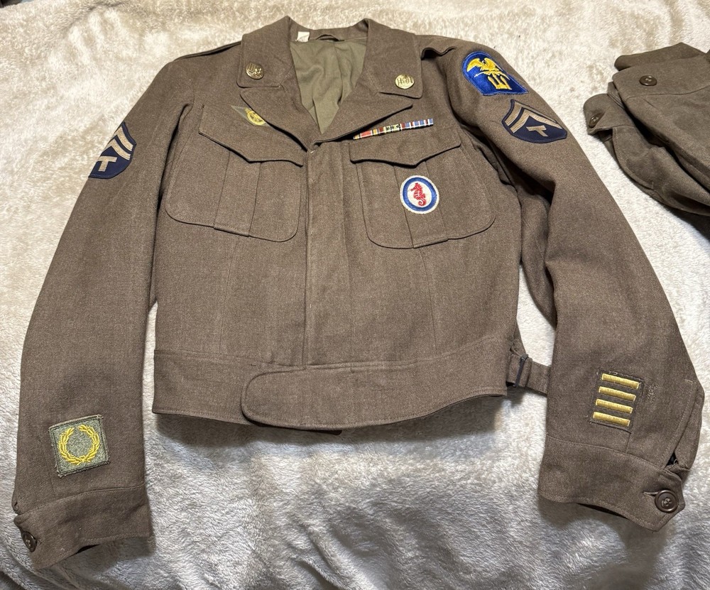 WWII Amphibious Forces Engineer Ike Jacket D-Day
