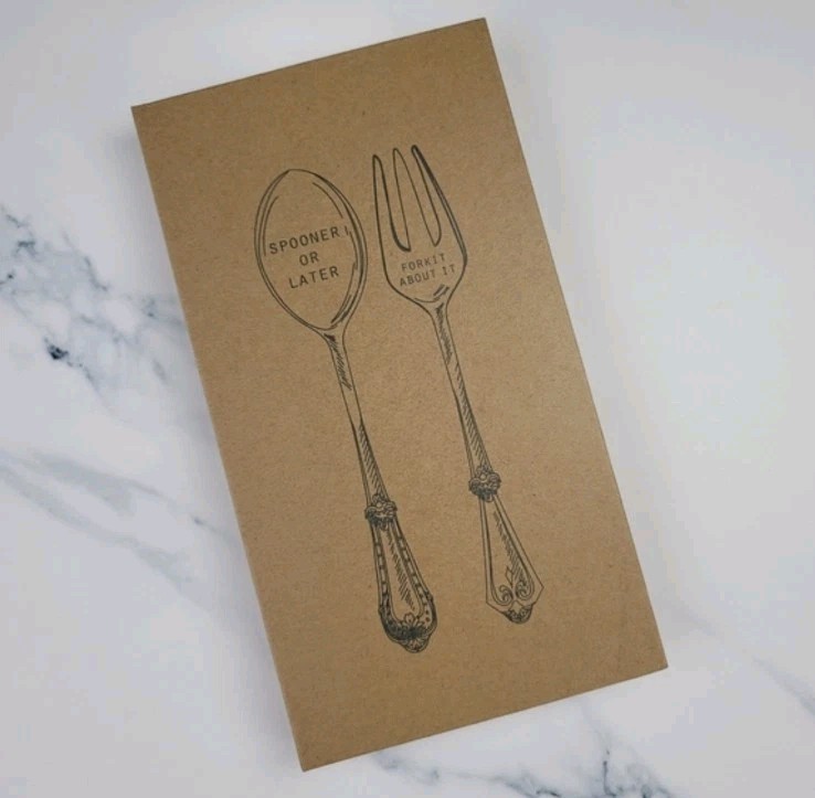 Mudpie Circa Serving Spoon And Fork