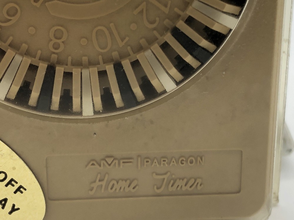 AMF PARAGON HOME LIGHTS APPLIANCE TIMER TIME COMMAND 12 - 24 HOUR
