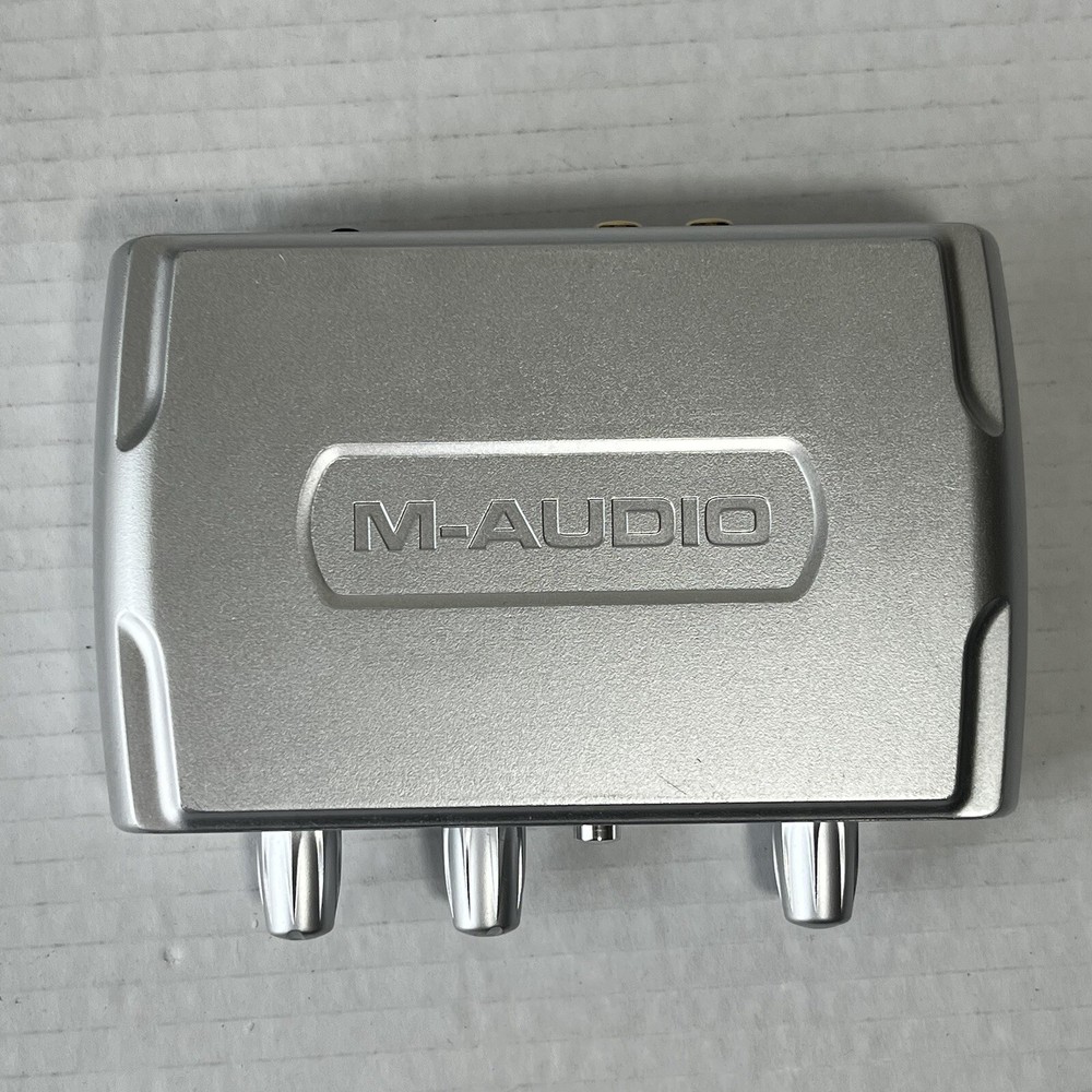 M-Audio Fast Track Guitar Instrument Mic Recording USB Digital Audio Interface