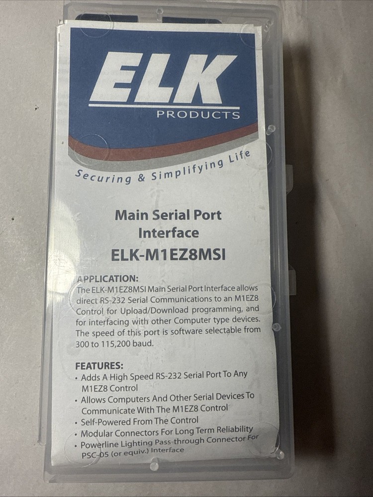 ELK M1EZ8MSI M1EZ8 Main Serial Interface NEW
