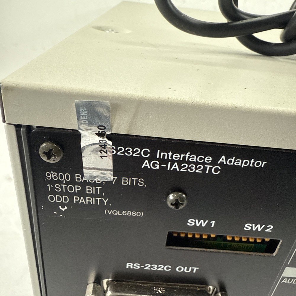 Panasonic AG-MD830E Cassette Recorder POWER TESTED ONLY