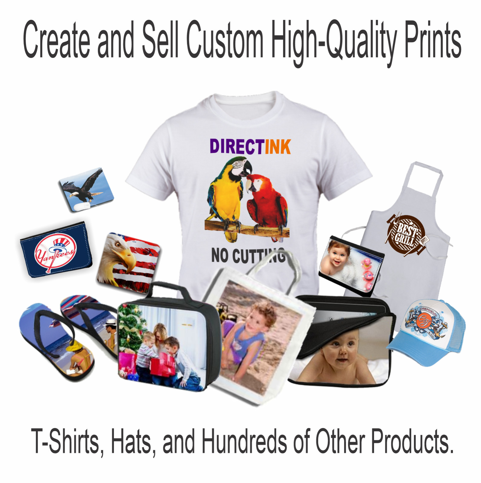 Epson Printer with DTF Ink Heat Transfer Full Color T-Shirt Print Starte Bundle
