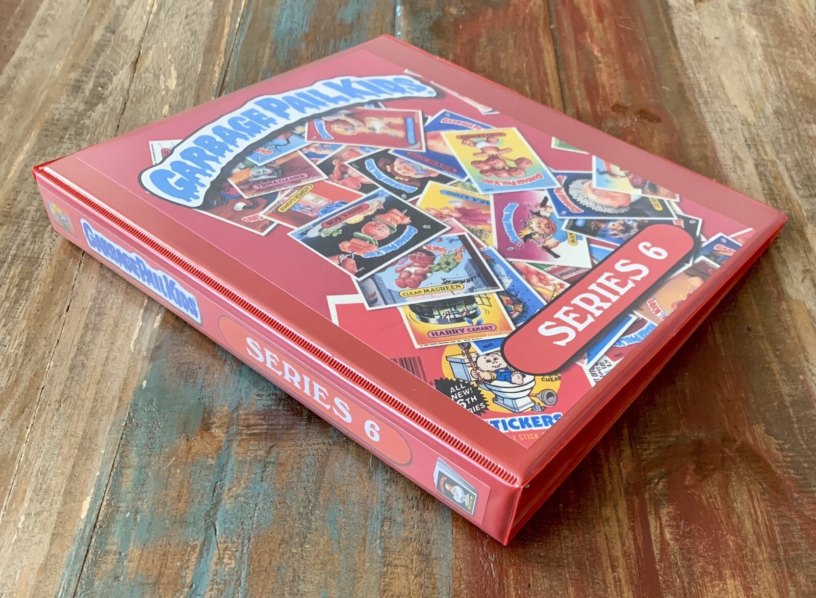 1986 TOPPS GARBAGE PAIL KIDS OS6 ORIGINAL SERIES 6 COMPLETE 88 CARD SET W/BINDER