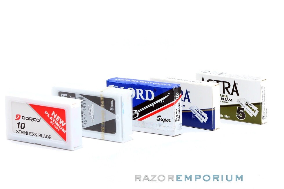 Beginner Kit | DE Blade Sample Packs | Razor Emporium