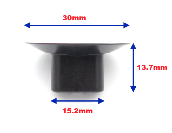 Universal Splash Guard Panel Trim Stud Retaining Clip - for Many Models Pack #10