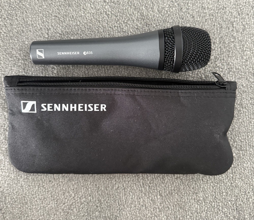 Sennheiser E835 Dynamic Cardioid Vocal Microphone, Professional Live Wired