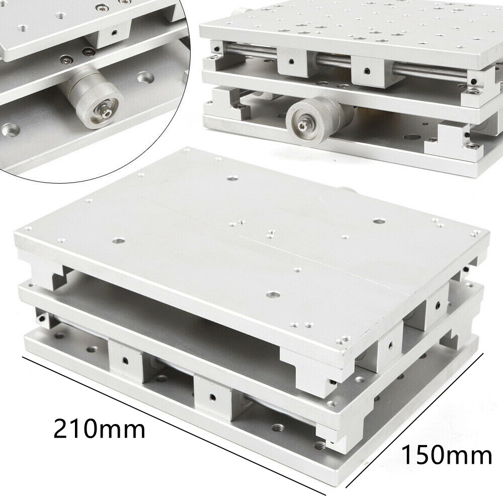 XY Axis 2 Axis Positioning Work Table Laser Marking Machine Adjustable Workbench